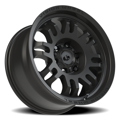 Vision Inferno 17X8.5 Satin Black Wheel