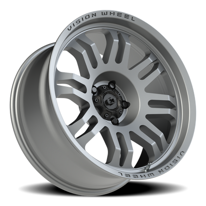 Vision Inferno 20X9.5 Satin Grey Wheel