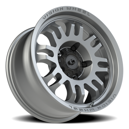 Vision Inferno 17X8.5 Satin Grey Wheel