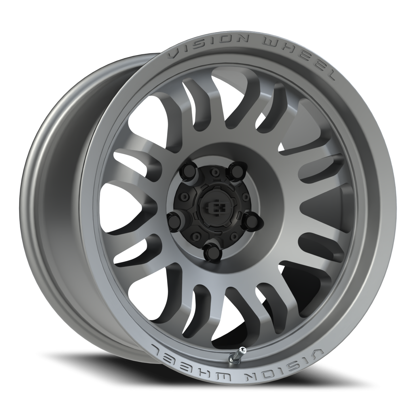 Vision Inferno 17X9.5 Satin Grey Wheel