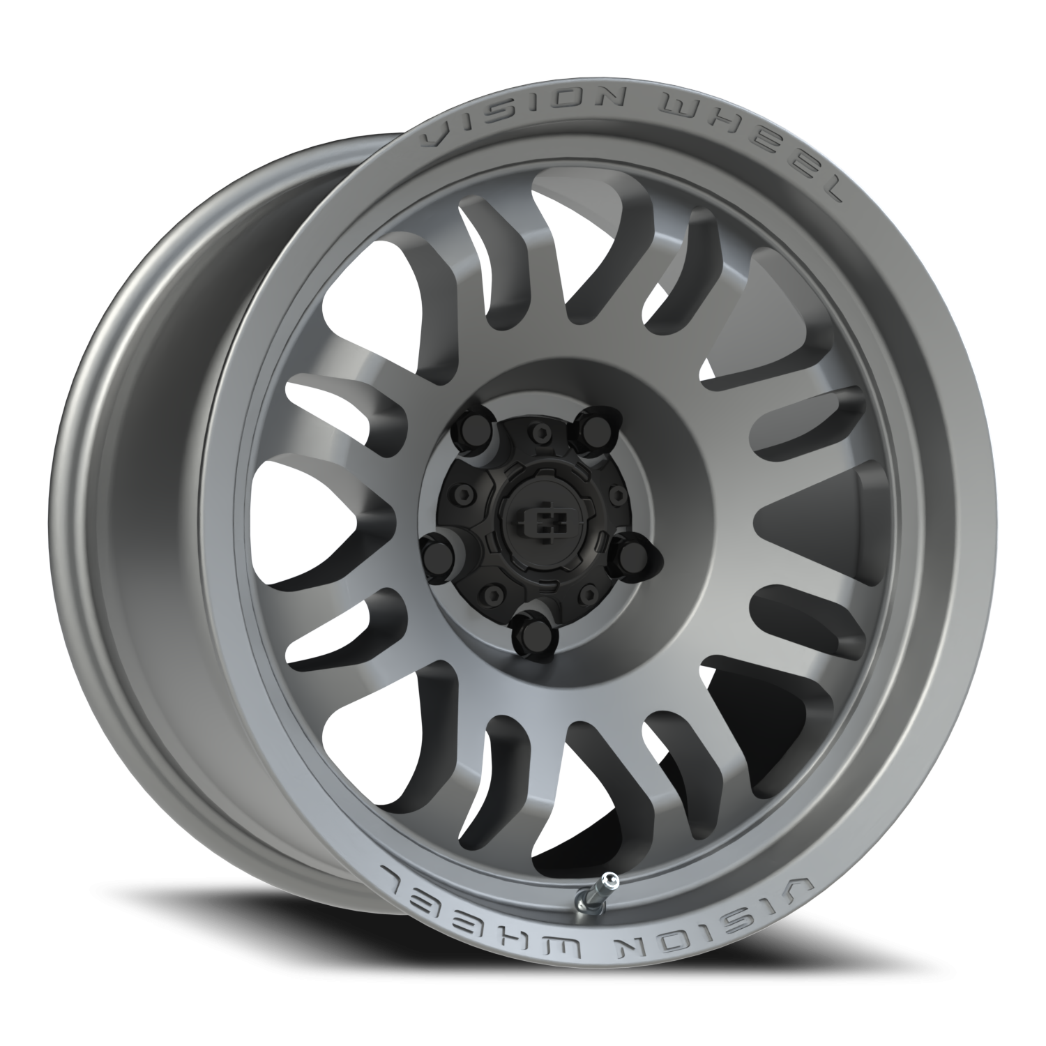 Vision Inferno 17X9.5 Satin Grey Wheel