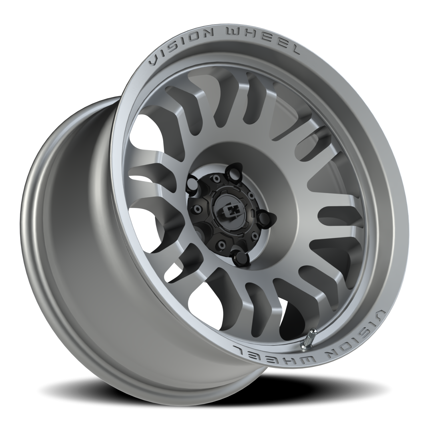Vision Inferno 17X9.5 Satin Grey Wheel