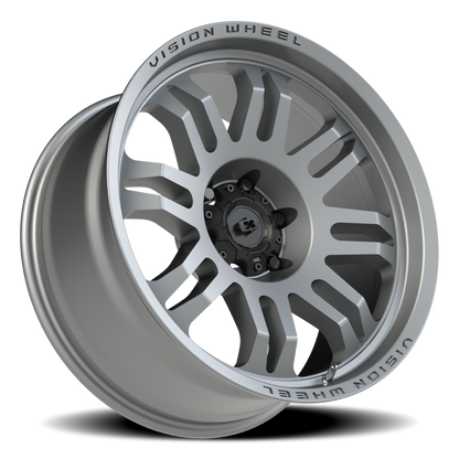 Vision Inferno 20X9.5 Satin Grey Wheel