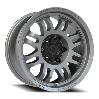Vision Inferno 17X8.5 Satin Grey Wheel