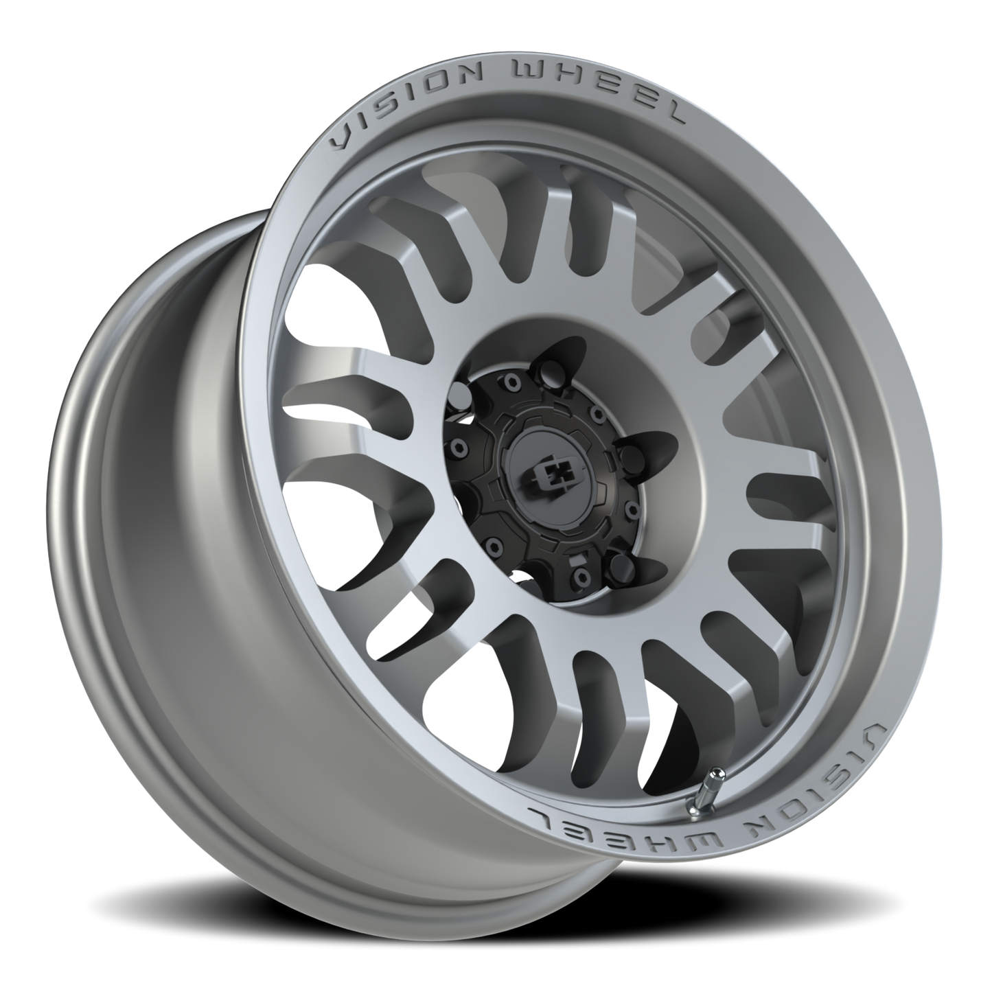 Vision Inferno 17X8.5 Satin Grey Wheel