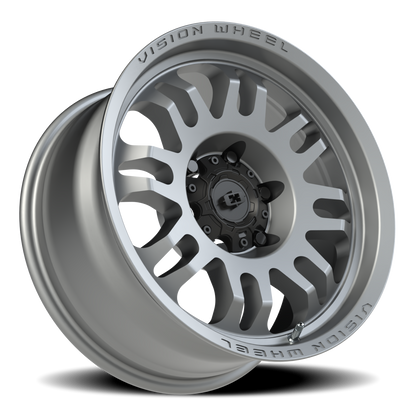 Vision Inferno 17X8.5 Satin Grey Wheel