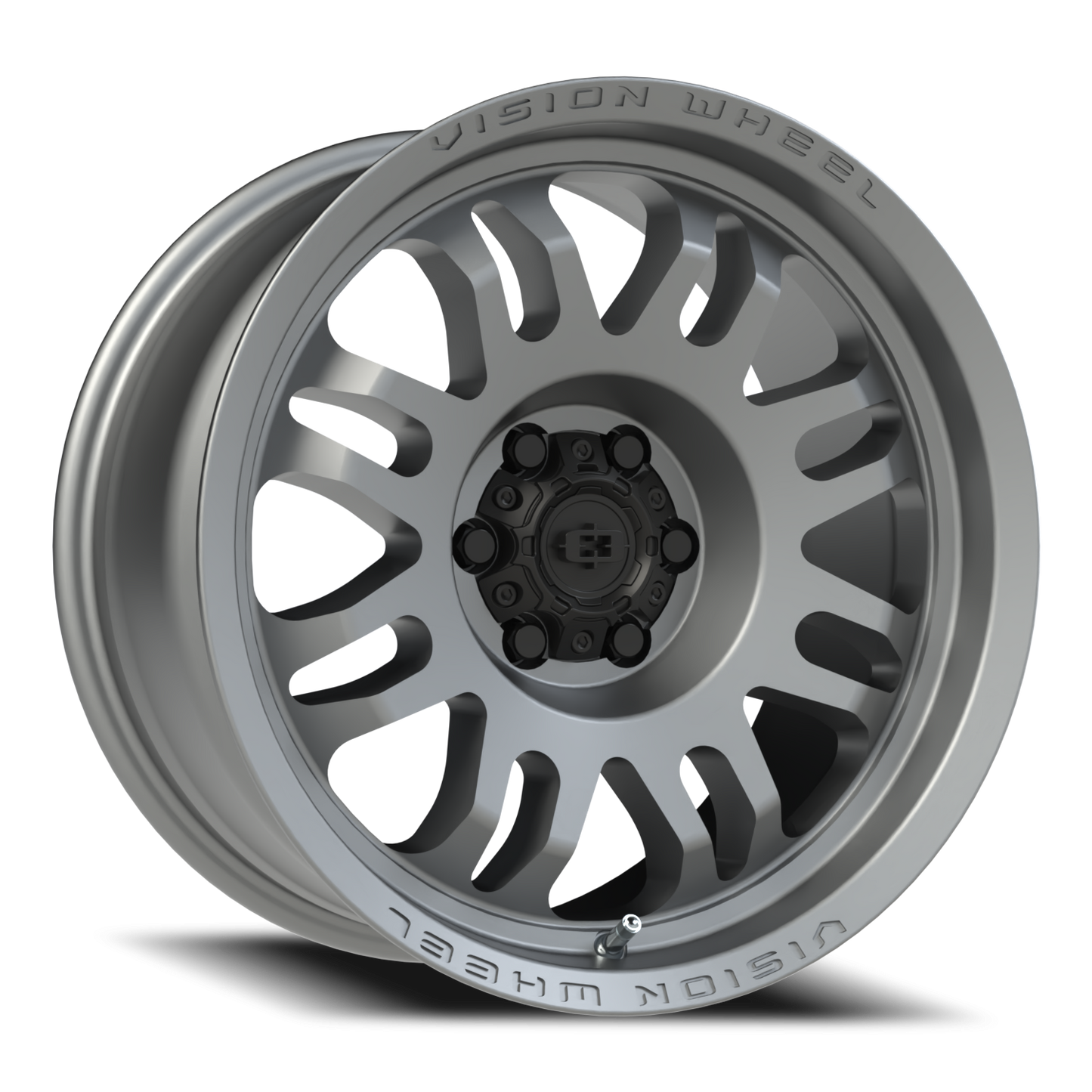 Vision Inferno 17X8.5 Satin Grey Wheel