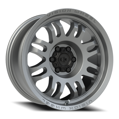 Vision Inferno 17X8.5 Satin Grey Wheel