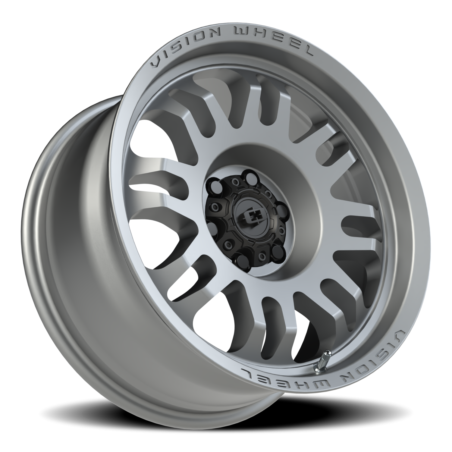 Vision Inferno 17X8.5 Satin Grey Wheel