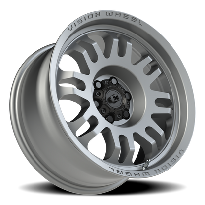 Vision Inferno 17X8.5 Satin Grey Wheel