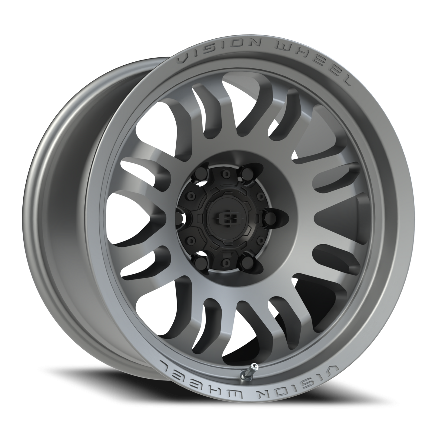 Vision Inferno 17X9.5 Satin Grey Wheel