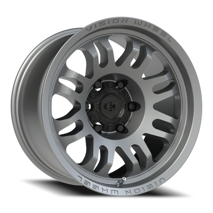 Vision Inferno 17X9.5 Satin Grey Wheel