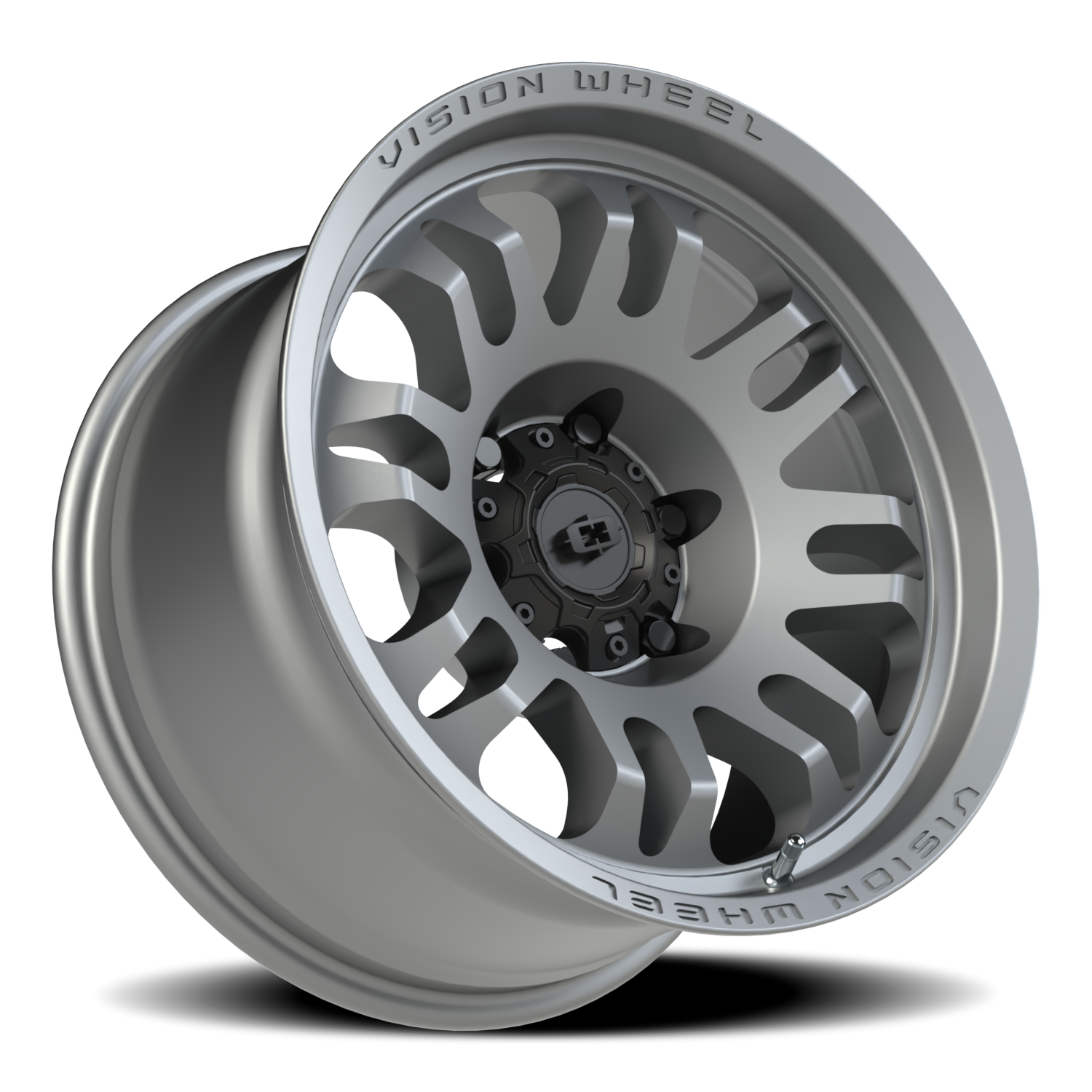 Vision Inferno 17X9.5 Satin Grey Wheel