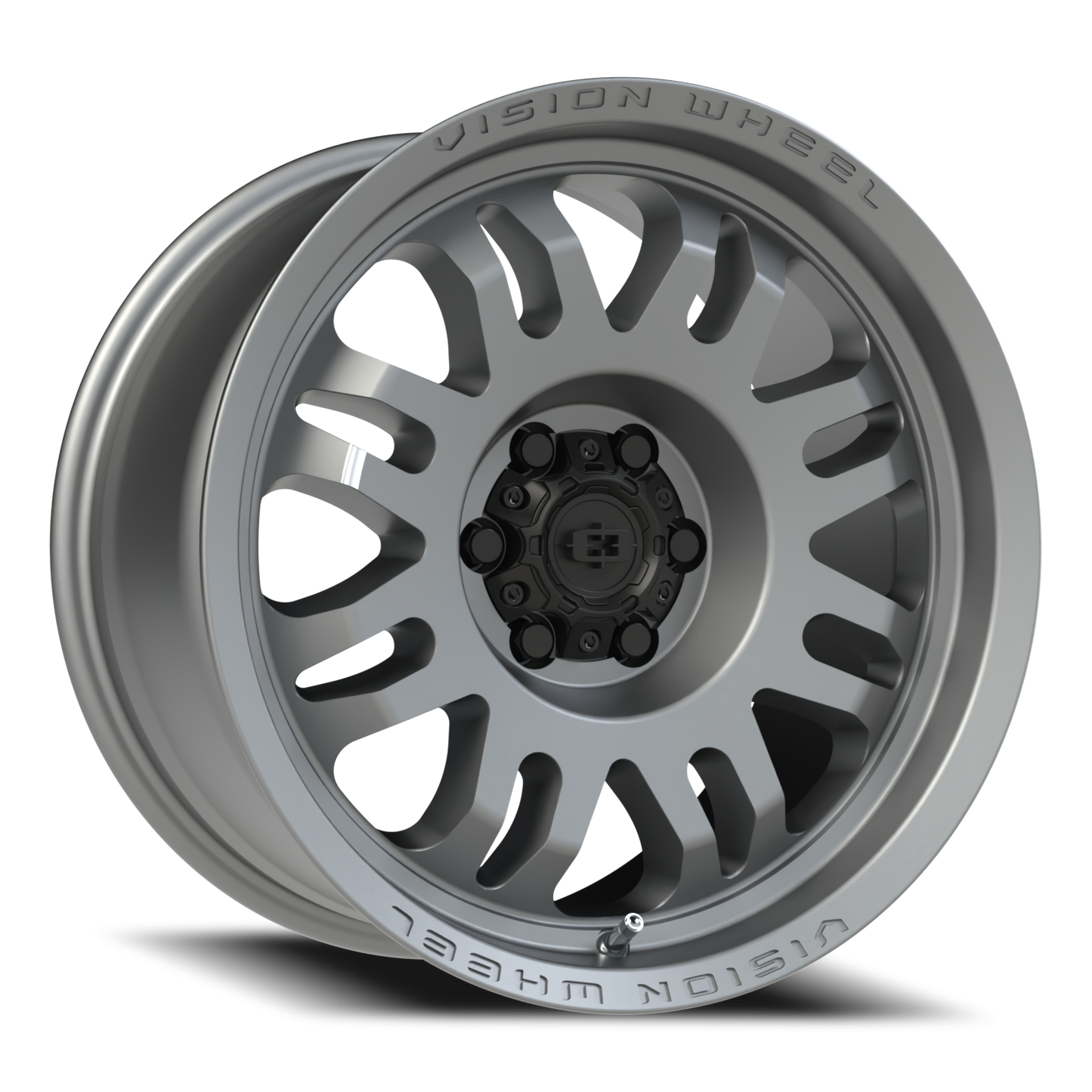 Vision Inferno 17X9 Satin Grey Wheel