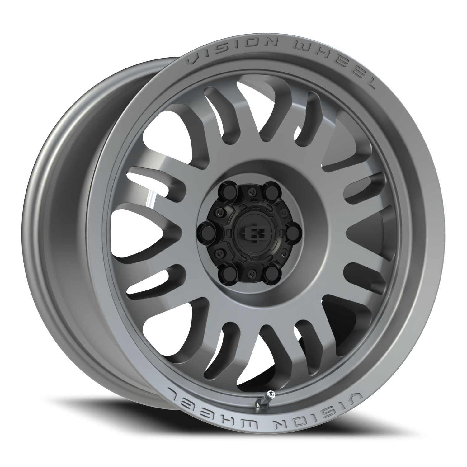 Vision Inferno 17X9 Satin Grey Wheel