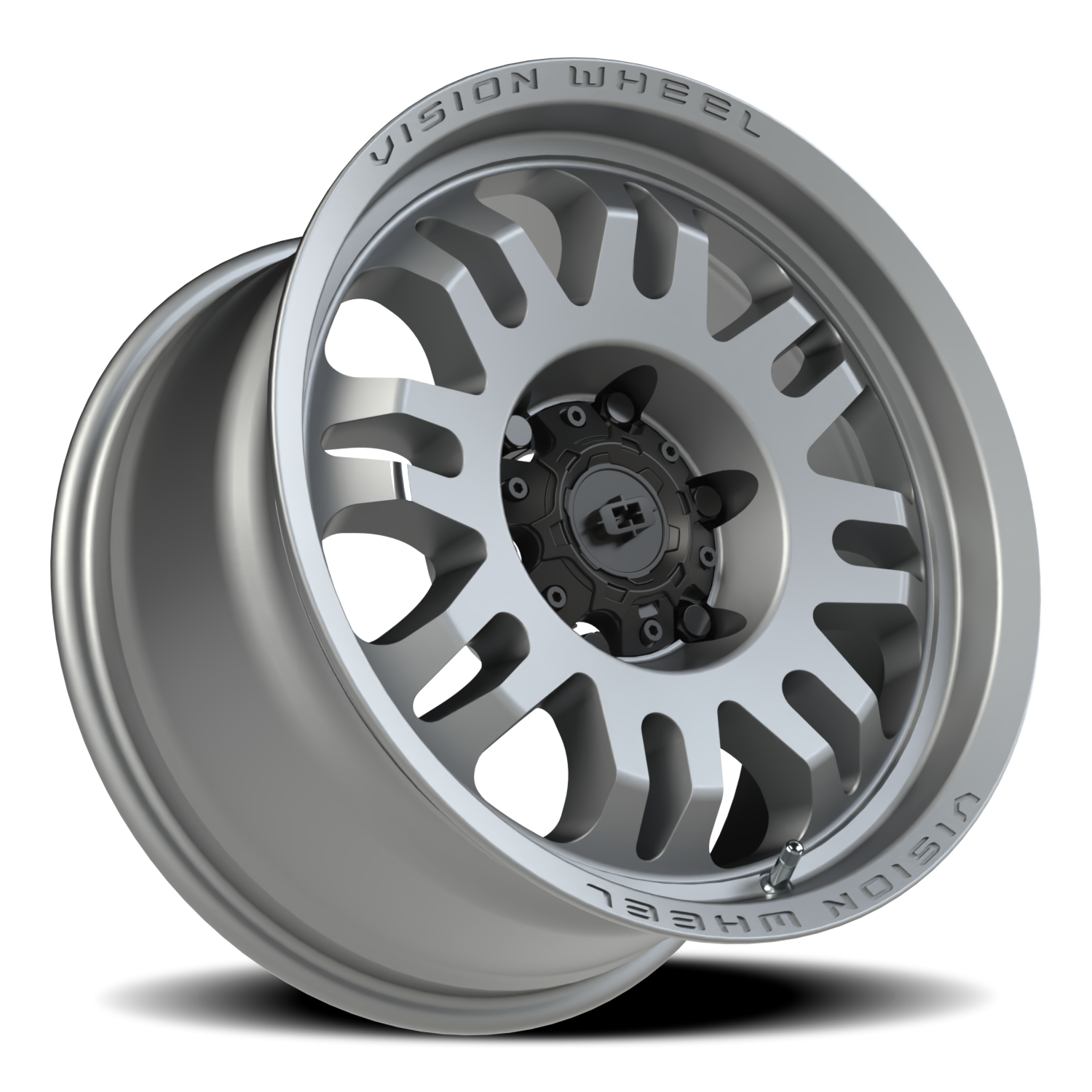 Vision Inferno 17X9 Satin Grey Wheel