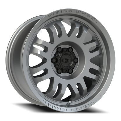 Vision Inferno 17X9 Satin Grey Wheel