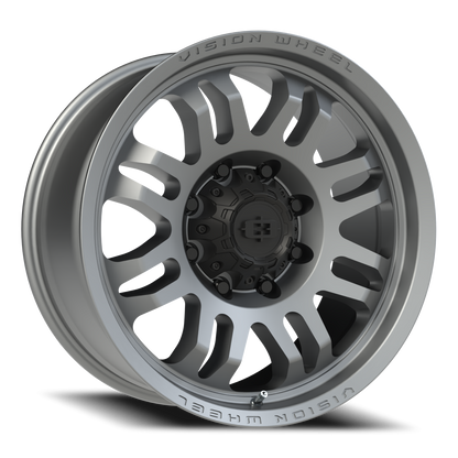 Vision Inferno 20X9.5 Satin Grey Wheel