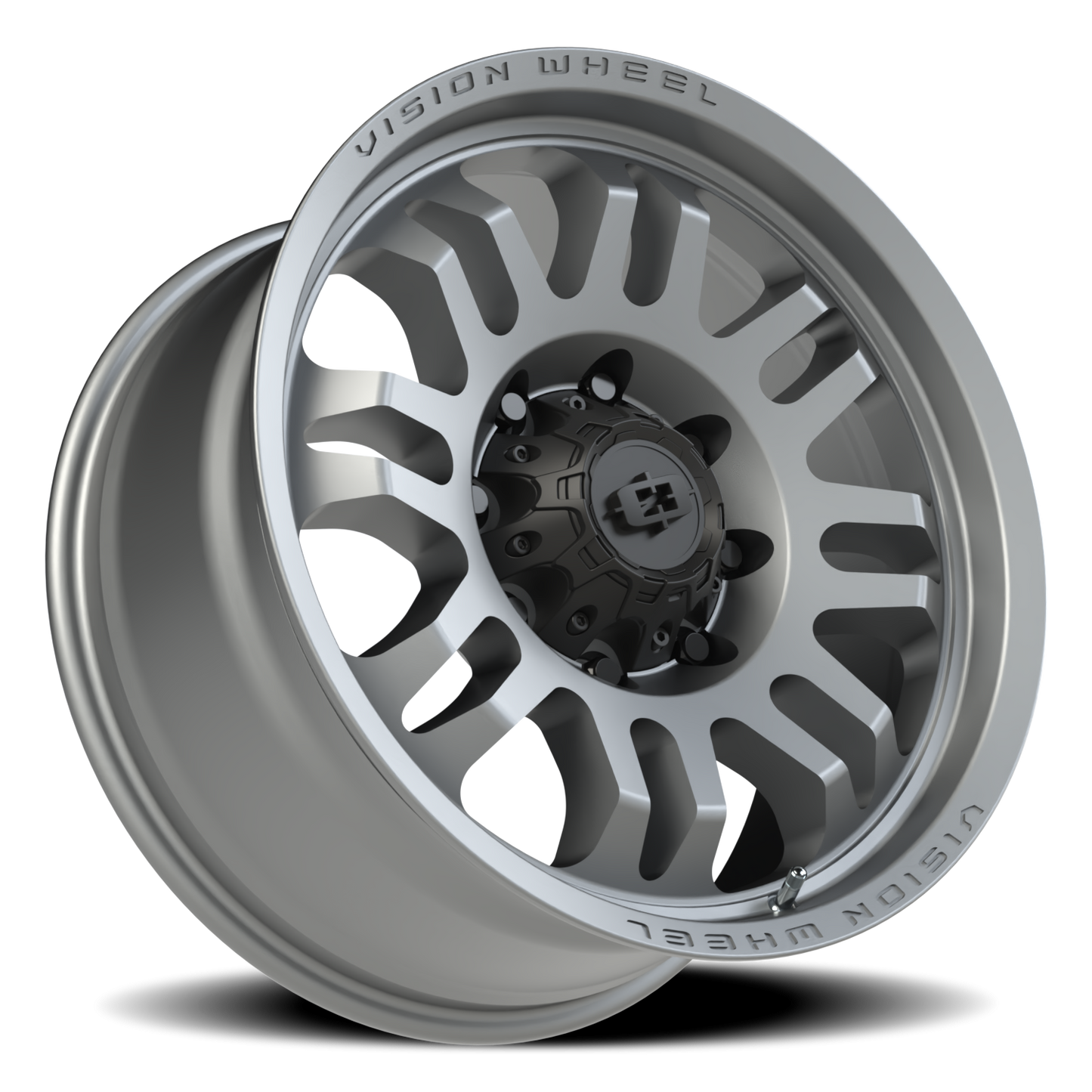 Vision Inferno 20X9.5 Satin Grey Wheel