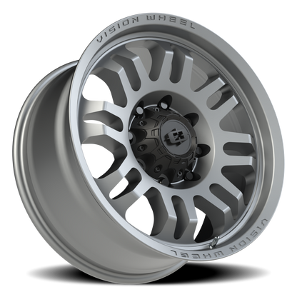 Vision Inferno 20X9.5 Satin Grey Wheel
