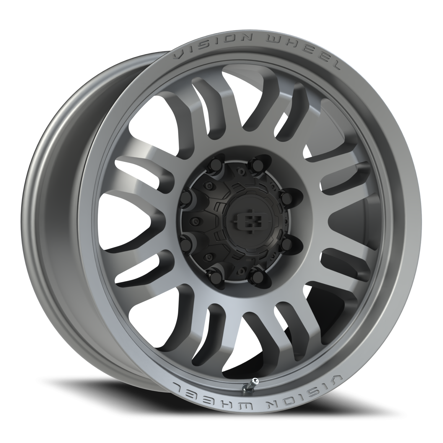 Vision Inferno 20X9.5 Satin Grey Wheel