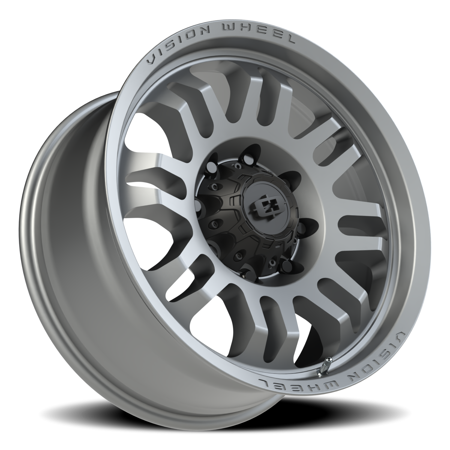 Vision Inferno 20X9.5 Satin Grey Wheel