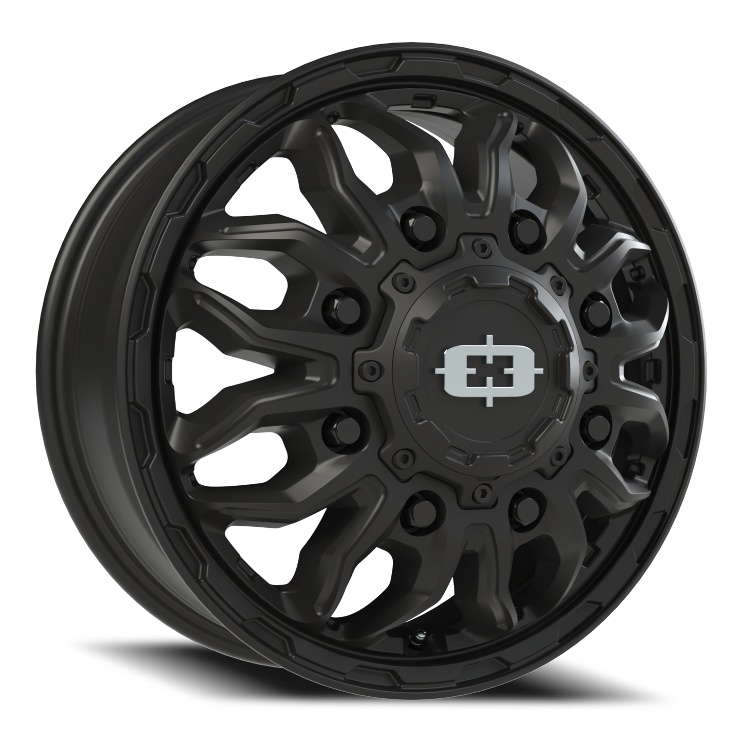 Vision Dually 17X6.5 Satin Black Wheel