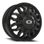 Vision Dually 17X6.5 Satin Black Wheel