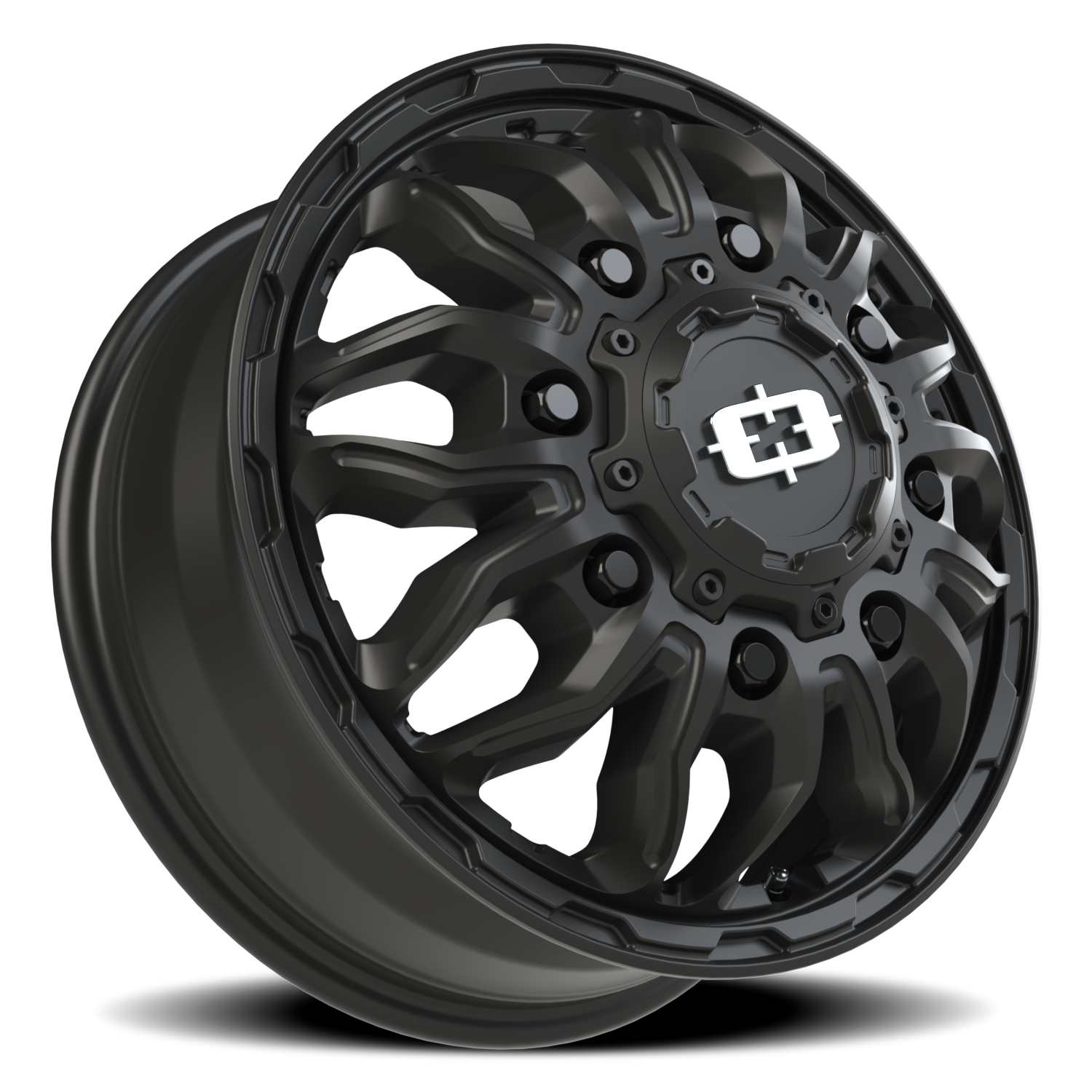 Vision Dually 17X6.5 Satin Black Wheel