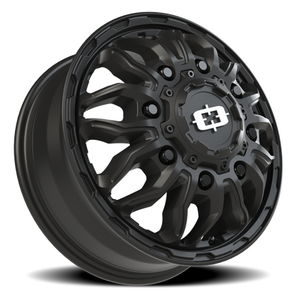 Vision Dually 17X6.5 Satin Black Wheel
