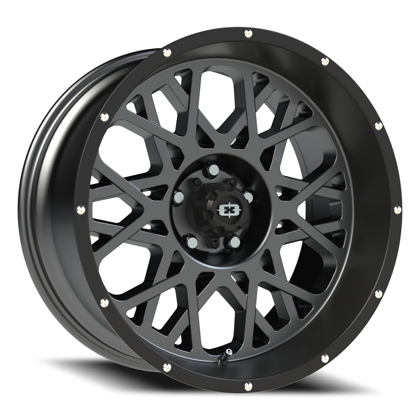 Vision Rocker 20X10 Anthracite with Satin Black Lip Wheel
