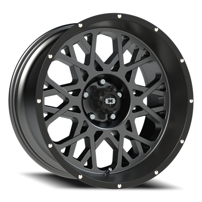 Vision Rocker 20X10 Anthracite with Satin Black Lip Wheel