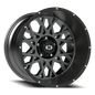 Vision Rocker 20X12 Anthracite with Satin Black Lip Wheel