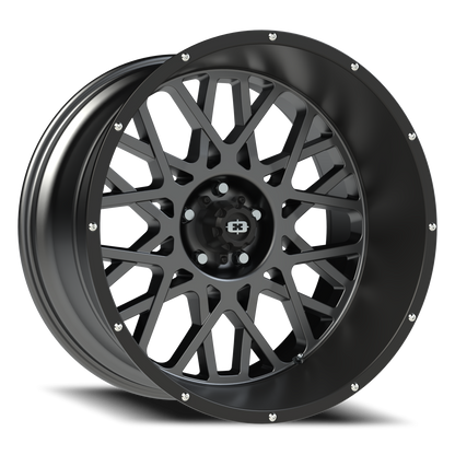 Vision Rocker 22X12 Anthracite with Satin Black Lip Wheel