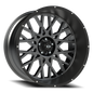 Vision Rocker 24X12 Anthracite with Satin Black Lip Wheel