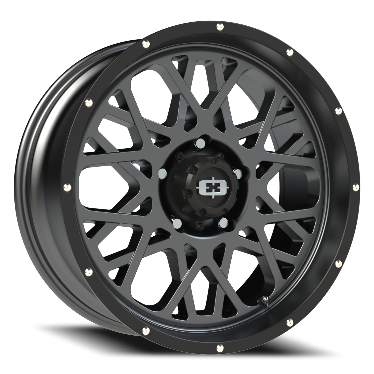 Vision Rocker 20X9 Anthracite with Satin Black Lip Wheel