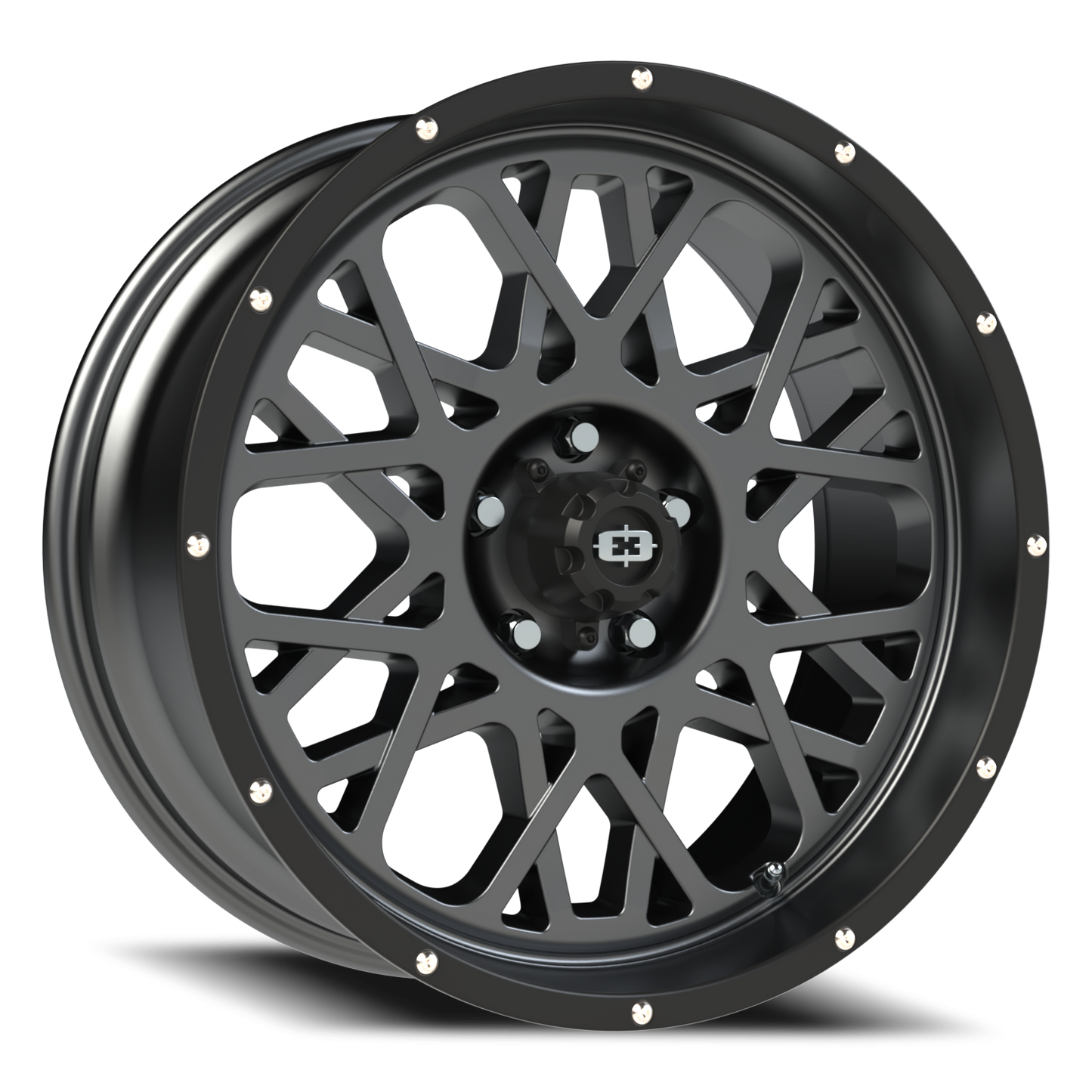 Vision Rocker 20X9 Anthracite with Satin Black Lip Wheel