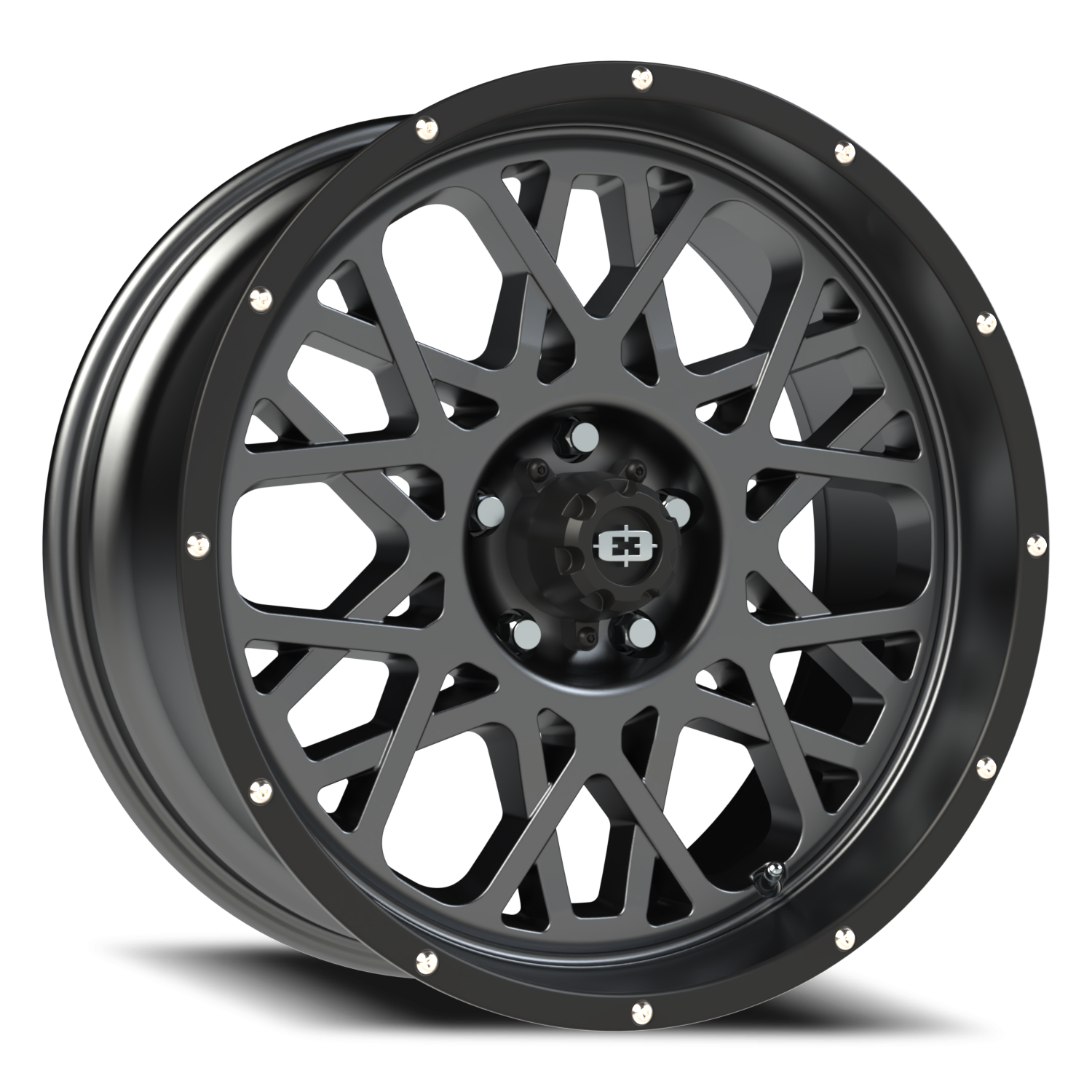 Vision Rocker 20X9 Anthracite with Satin Black Lip Wheel