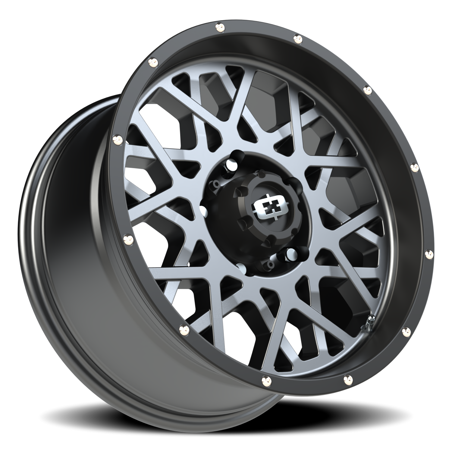 Vision Rocker 18X9 Anthracite with Satin Black Lip Wheel