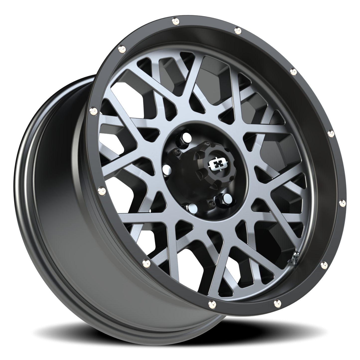 Vision Rocker 18X9 Anthracite with Satin Black Lip Wheel