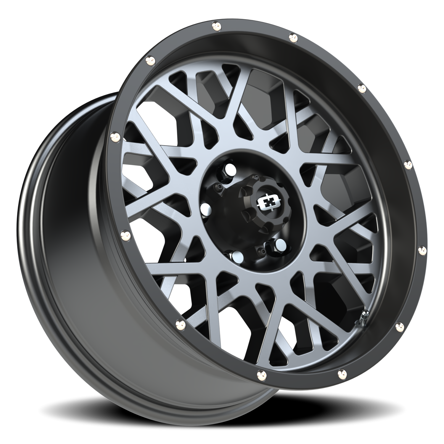 Vision Rocker 18X9 Anthracite with Satin Black Lip Wheel
