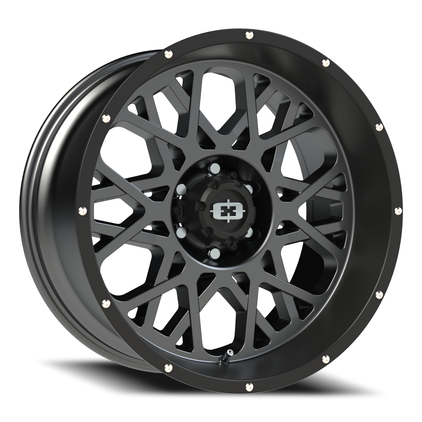 Vision Rocker 20X10 Anthracite with Satin Black Lip Wheel