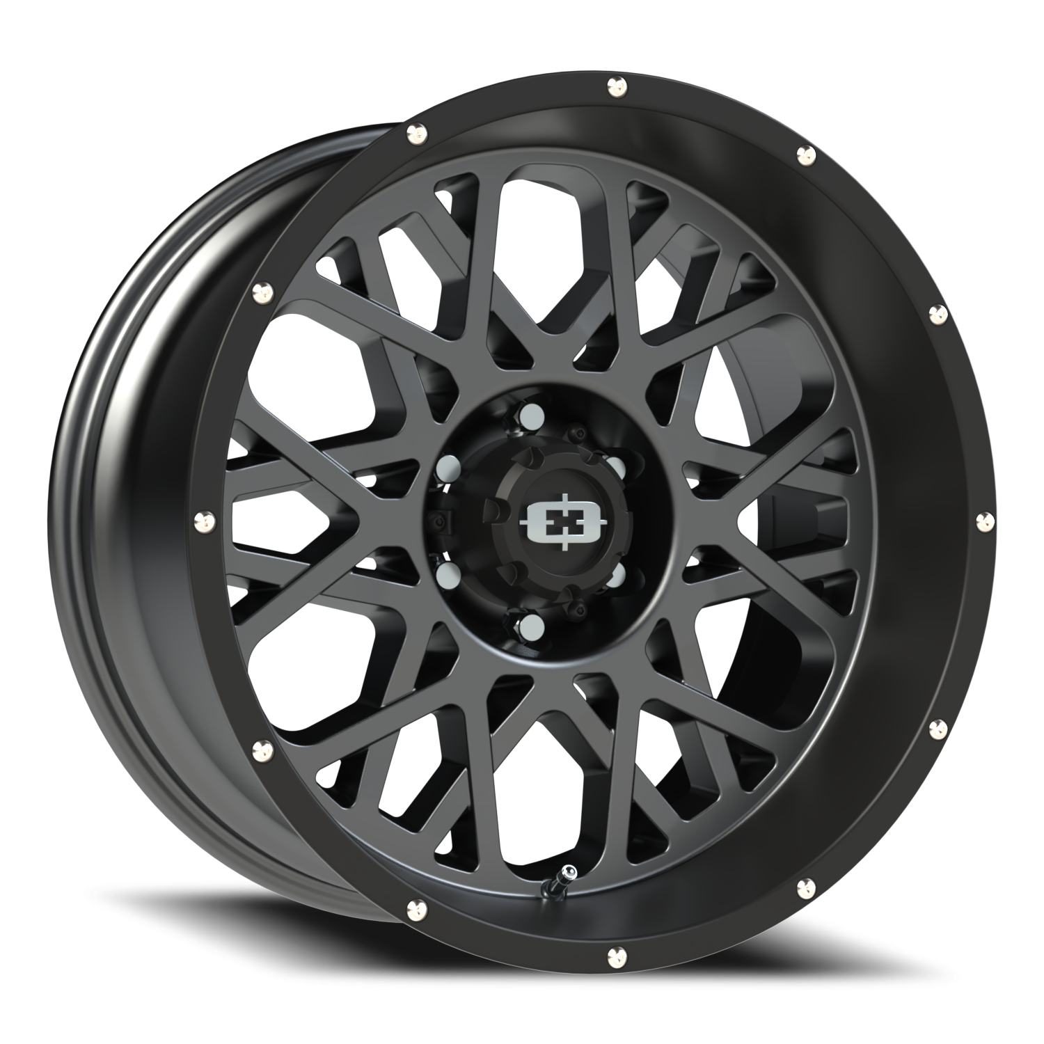 Vision Rocker 20X10 Anthracite with Satin Black Lip Wheel