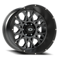 Vision Rocker 20X12 Anthracite with Satin Black Lip Wheel