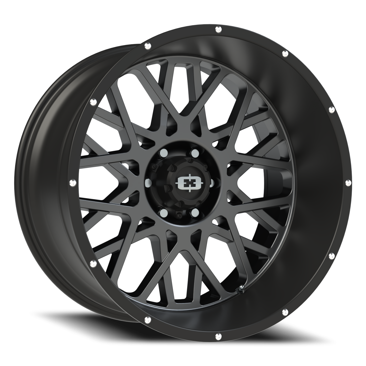 Vision Rocker 22X12 Anthracite with Satin Black Lip Wheel