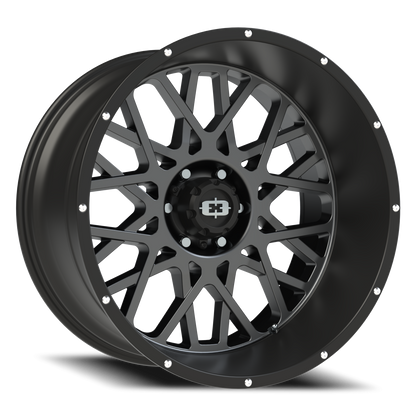 Vision Rocker 22X12 Anthracite with Satin Black Lip Wheel