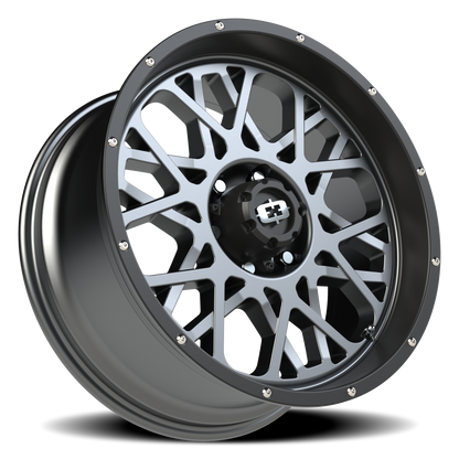 Vision Rocker 20X9 Anthracite with Satin Black Lip Wheel