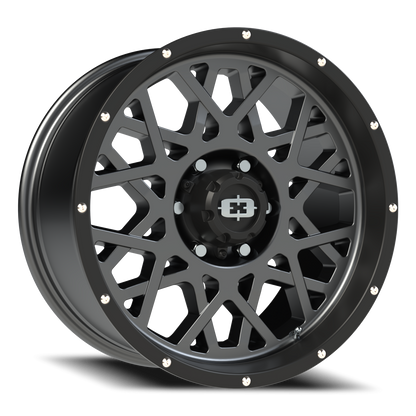 Vision Rocker 18X9 Anthracite with Satin Black Lip Wheel