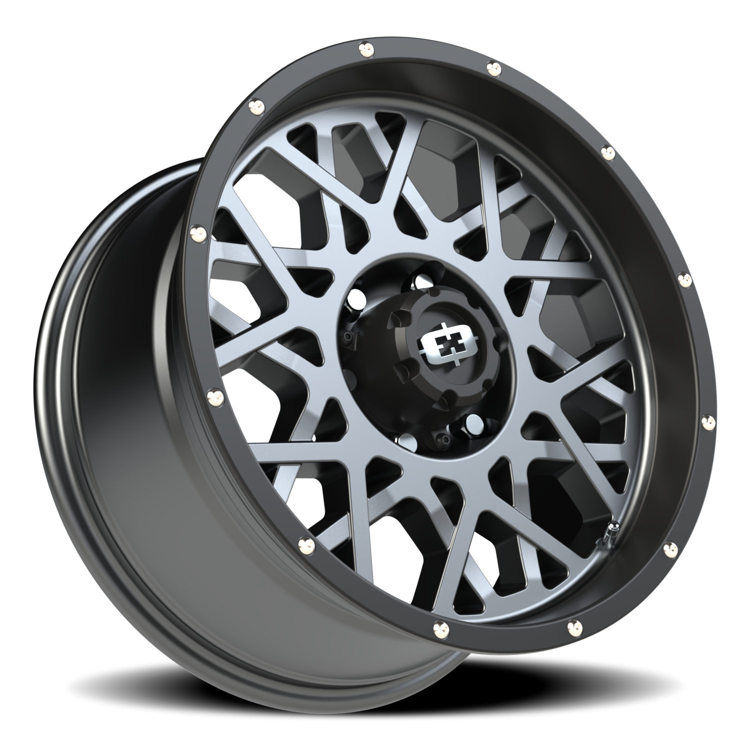 Vision Rocker 18X9 Anthracite with Satin Black Lip Wheel
