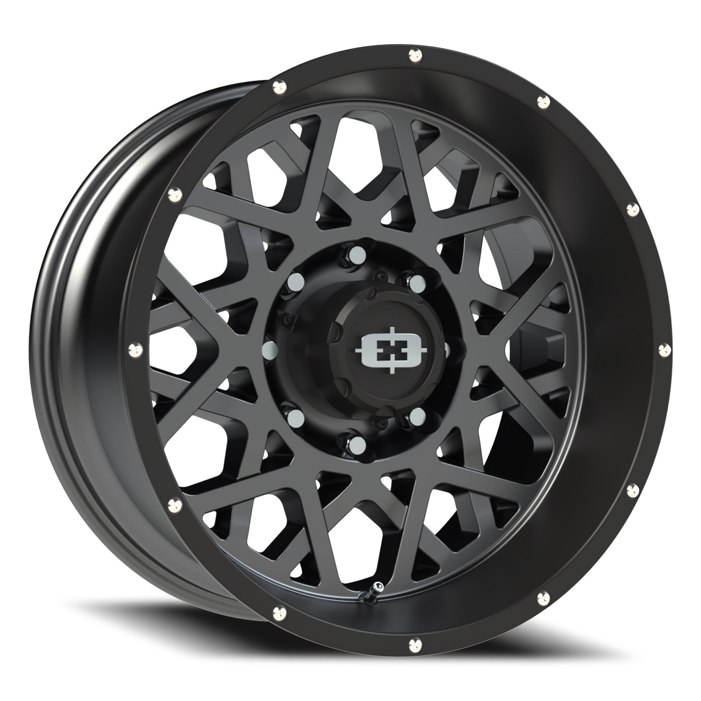 Vision Rocker 20X10 Anthracite with Satin Black Lip Wheel